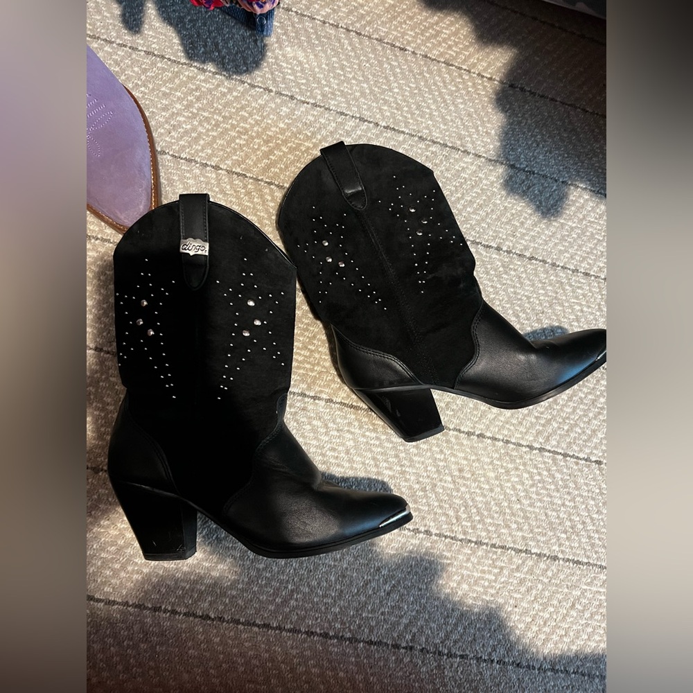 RARE DINGO STAR AVA LEATHER BOOTS